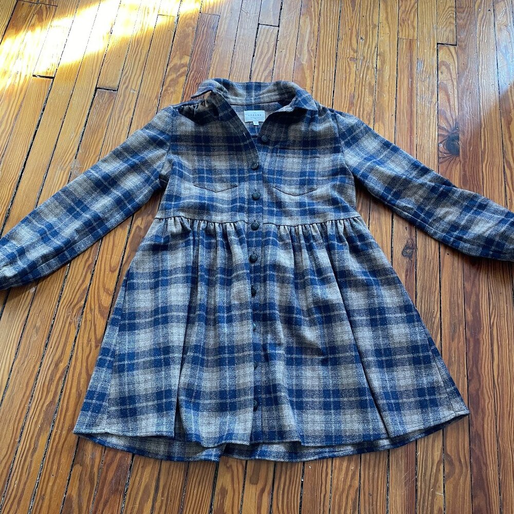 Sezane Leana Dress Carreaux Brooklyn - Size 2